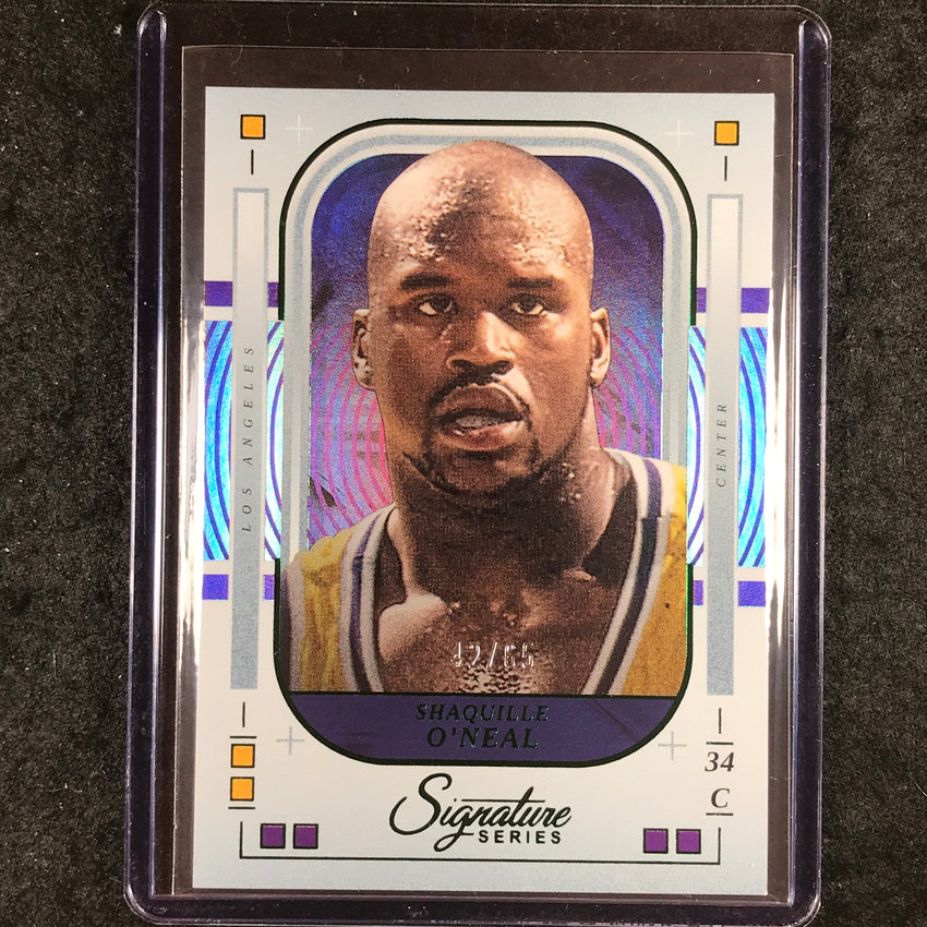2025-26 Panini Signature Series SHAQUILLE O'NEAL Base Green 42/65 #53