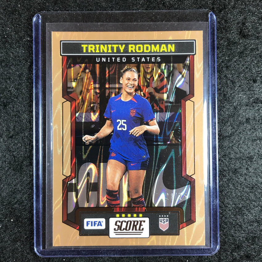 2023-24 Score FIFA TRINITY RODMAN Base Bronze Swirl 21/25 #187