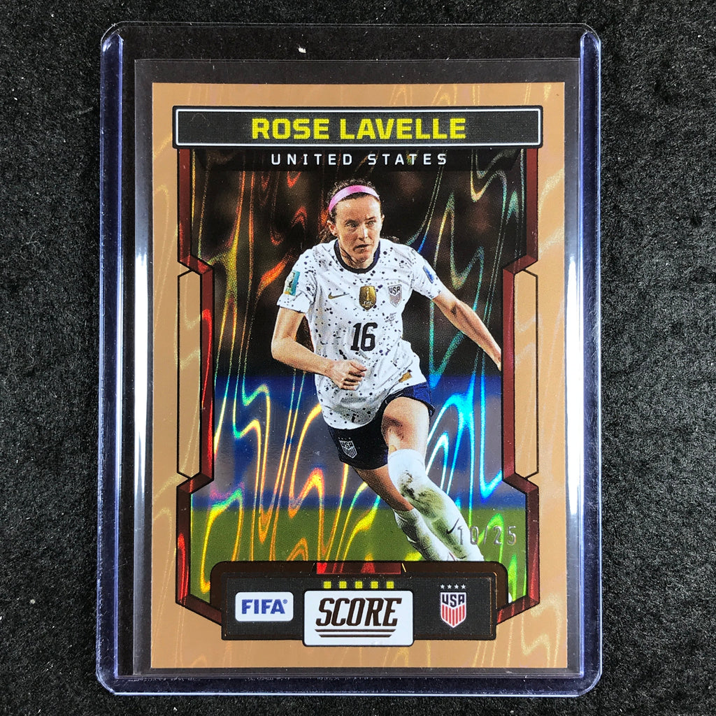 2023-24 Score FIFA ROSE LAVELLE Base Bronze Swirl 10/25 #188 – Cherry ...