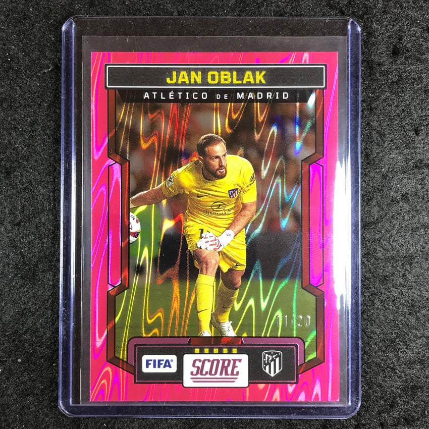 2023-24 Score FIFA JAN OBLAK Base Pink Swirl 11/20 #26