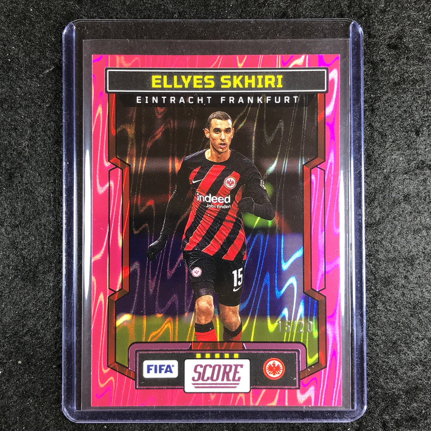 2023-24 Score FIFA ELLYES SKHIRI Base Pink Swirl 15/20 #67