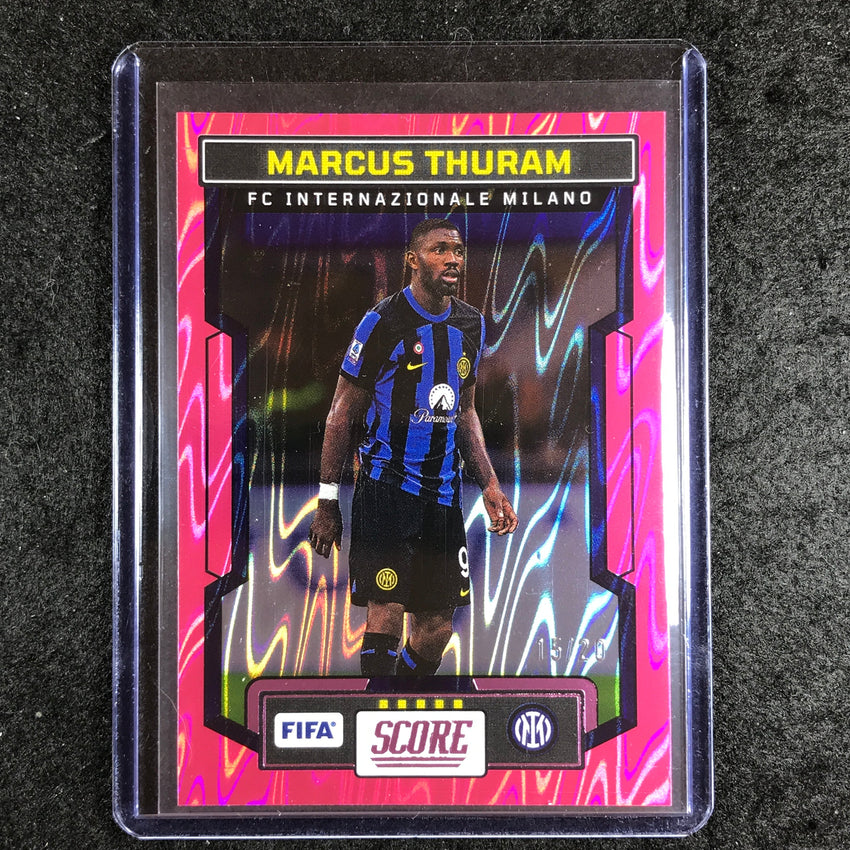 2023-24 Score FIFA MARCUS THURAM Base Pink Swirl 15/20 #103