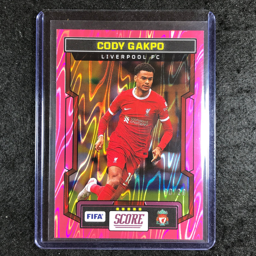 2023-24 Score FIFA CODY GAKPO Base Pink Swirl 10/20 #134