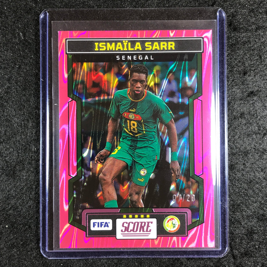 2023-24 Score FIFA ISMAILA SARR Base Pink Swirl 7/20 #154