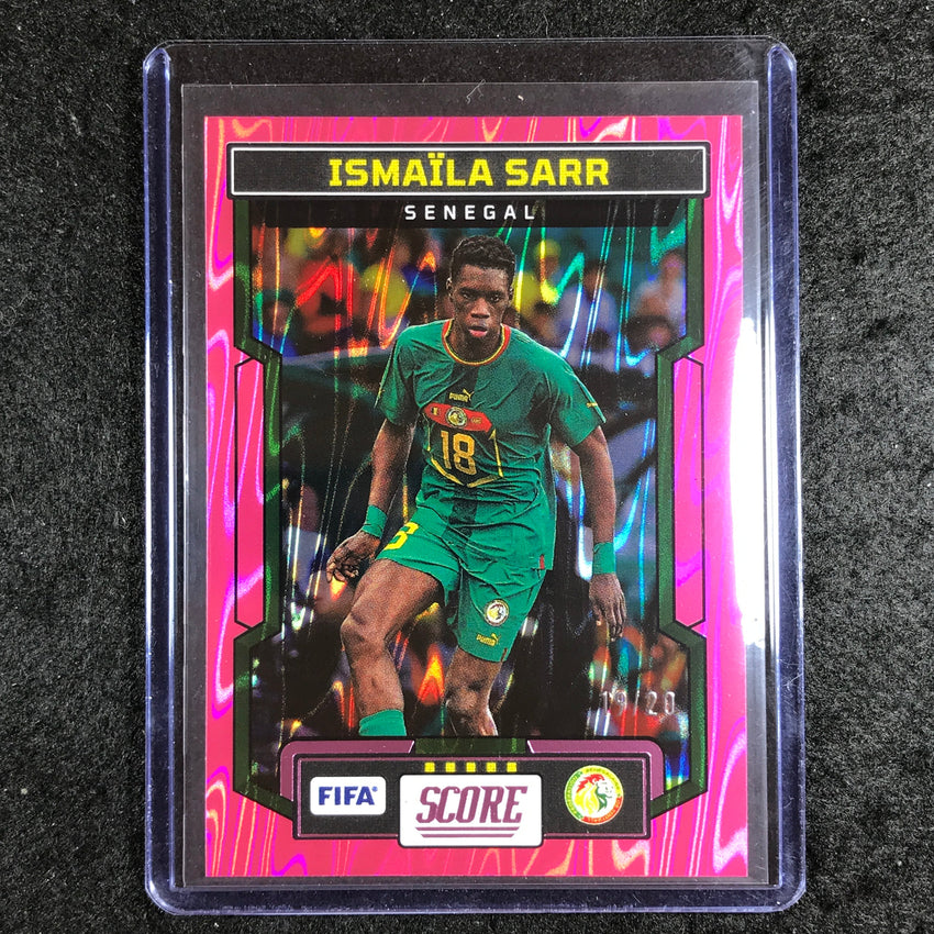 2023-24 Score FIFA ISMAILA SARR Base Pink Swirl 19/20 #154