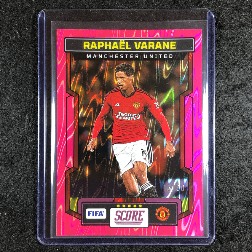 2023-24 Score FIFA RAPHAEL VARANE Base Pink Swirl 16/20 #160