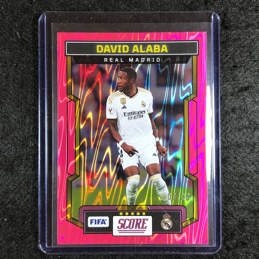 2023-24 Score FIFA DAVID ALABA Base Pink Swirl 3/20 #175