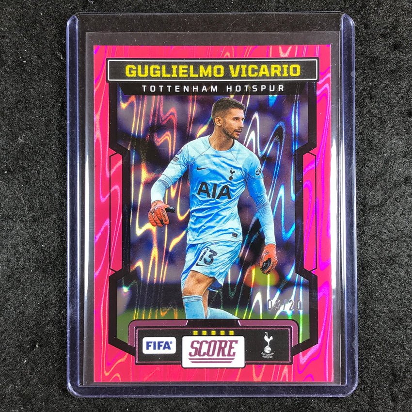 2023-24 Score FIFA GUGLIELMO VICARIO Base Pink Swirl 8/20 #193