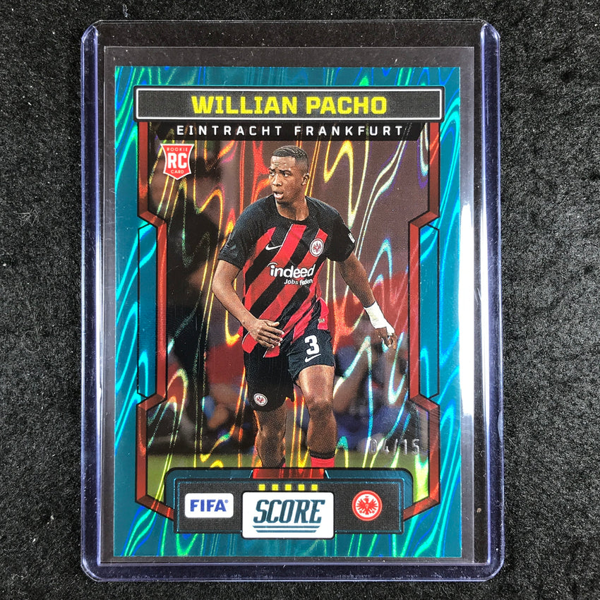 2023-24 Score FIFA WILLIAN PACHO Rookie Base Teal Swirl 4/15 #74