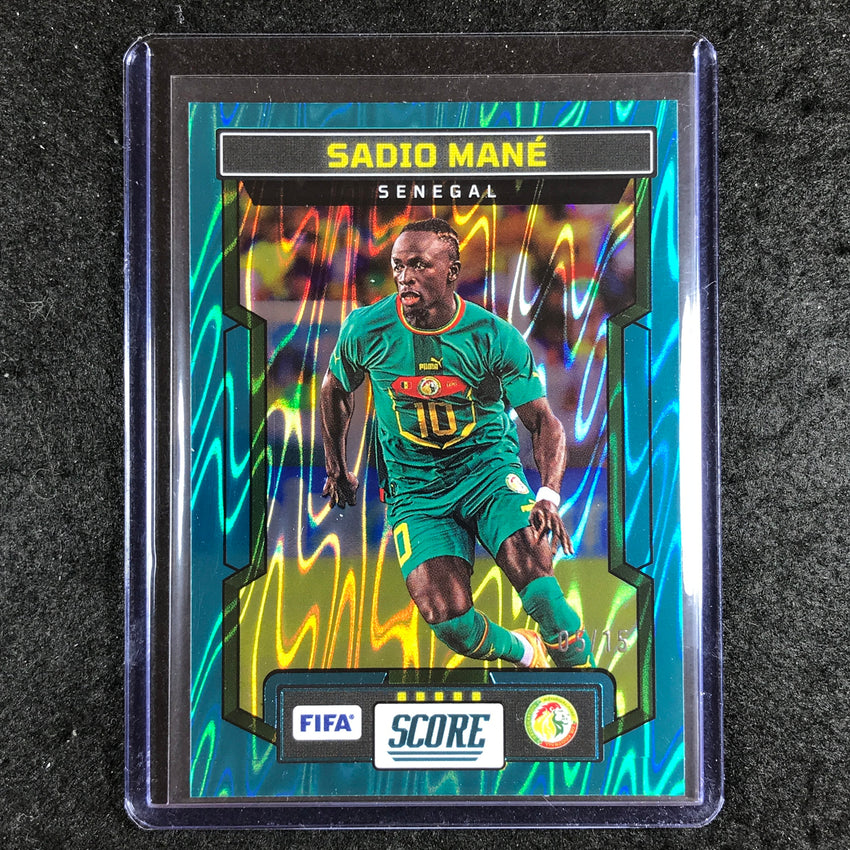 2023-24 Score FIFA SADIO MANE Base Teal Swirl 5/15 #153