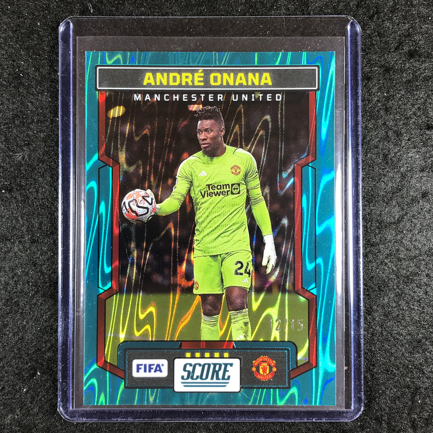 2023-24 Score FIFA ANDRE ONANA Base Teal Swirl 12/15 #158