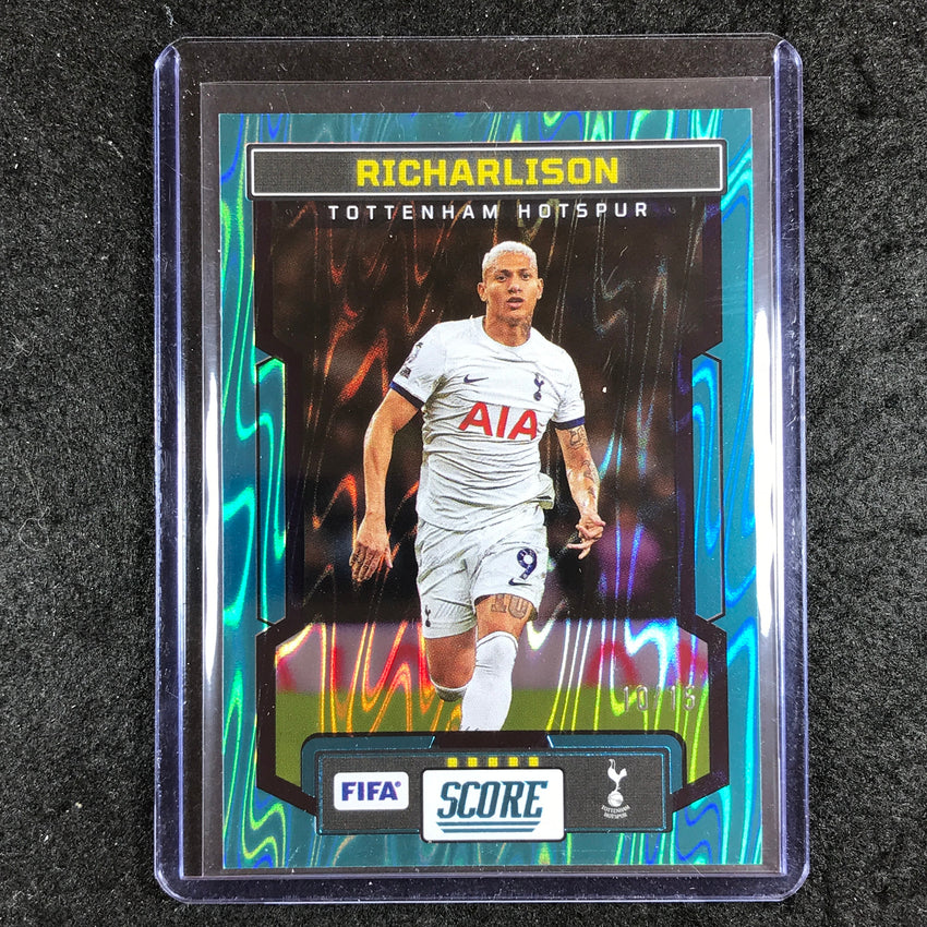 2023-24 Score FIFA RICHARLISON Base Teal Swirl 10/15 #198