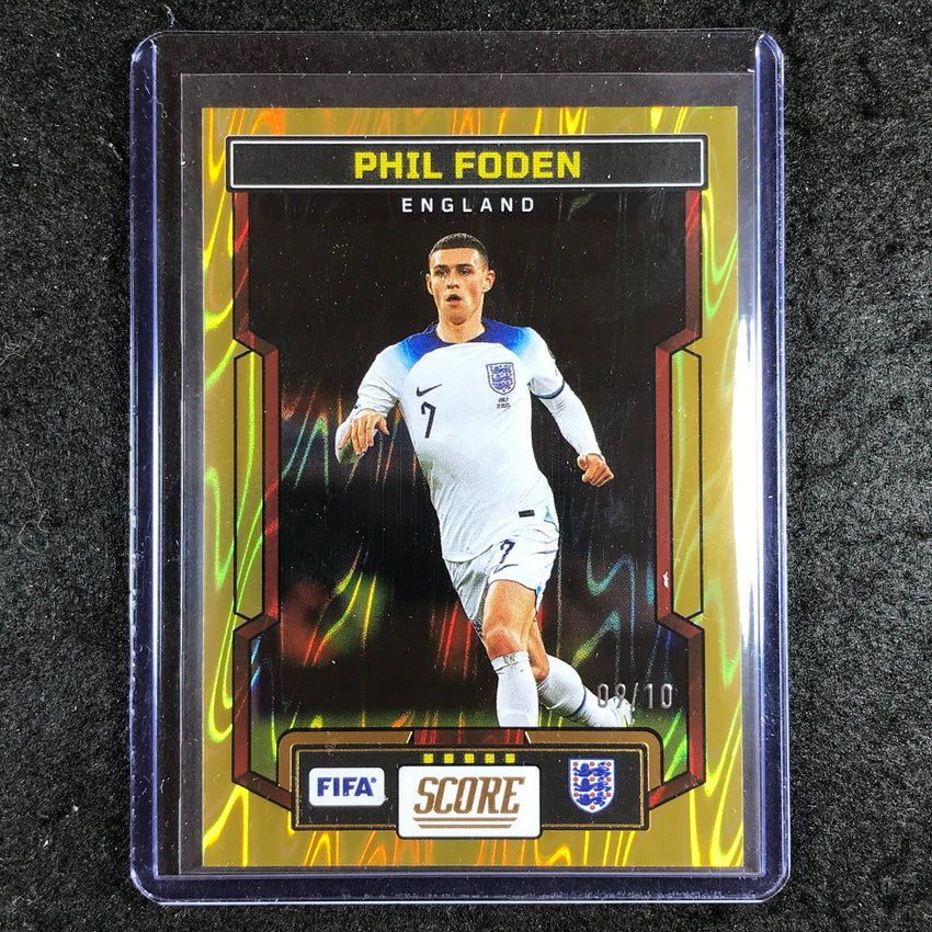 2023-24 Score FIFA PHIL FODEN Base Gold Swirl 9/10 #31