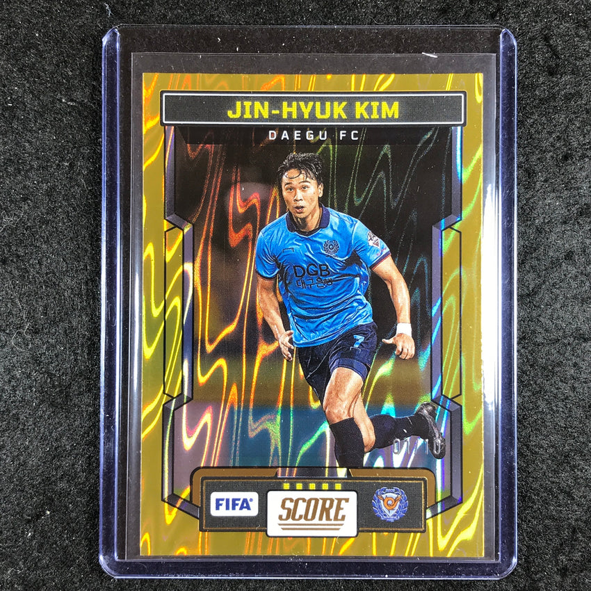 2023-24 Score FIFA JIN-HYUK KIM Base Gold Swirl 1/10 #65