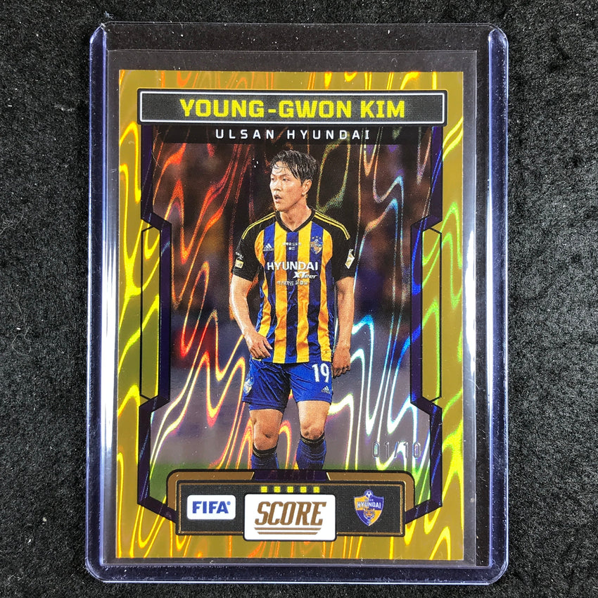 2023-24 Score FIFA YOUNG-GWON KIM Base Gold Swirl 1/10 #199