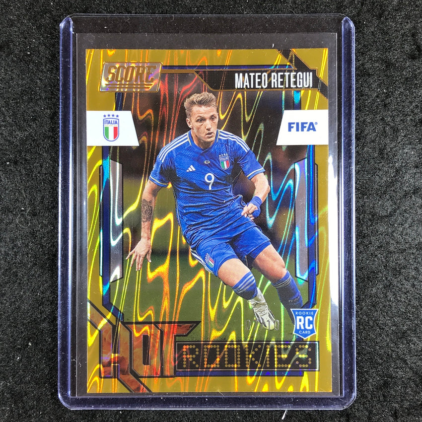 2023-24 Score FIFA MATEO RETEGUI Hot Rookies Gold 7/10