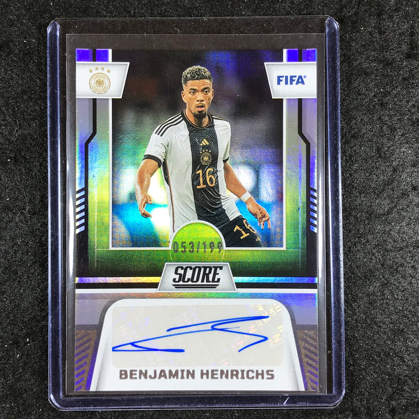2023-24 Score FIFA BENJAMIN HENRICHS Score Signatures Auto 53/199