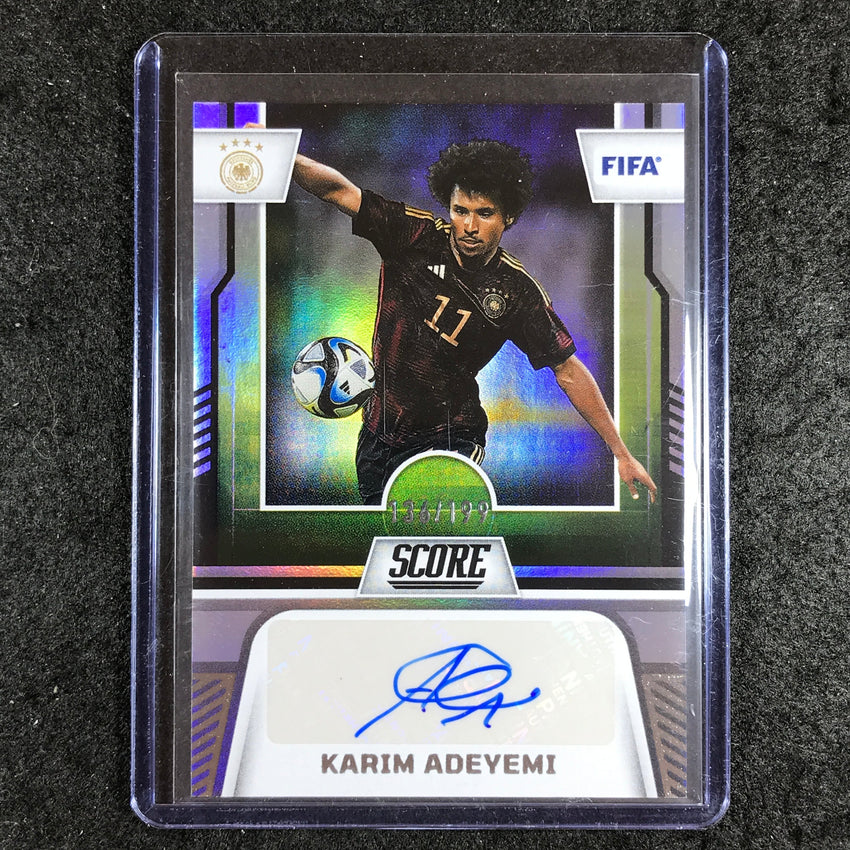 2023-24 Score FIFA KARIM ADEYEMI Score Signatures Auto 136/199