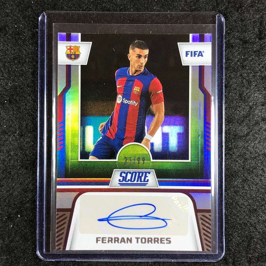 2023-24 Score FIFA FERRAN TORRES Score Signatures Auto 71/99