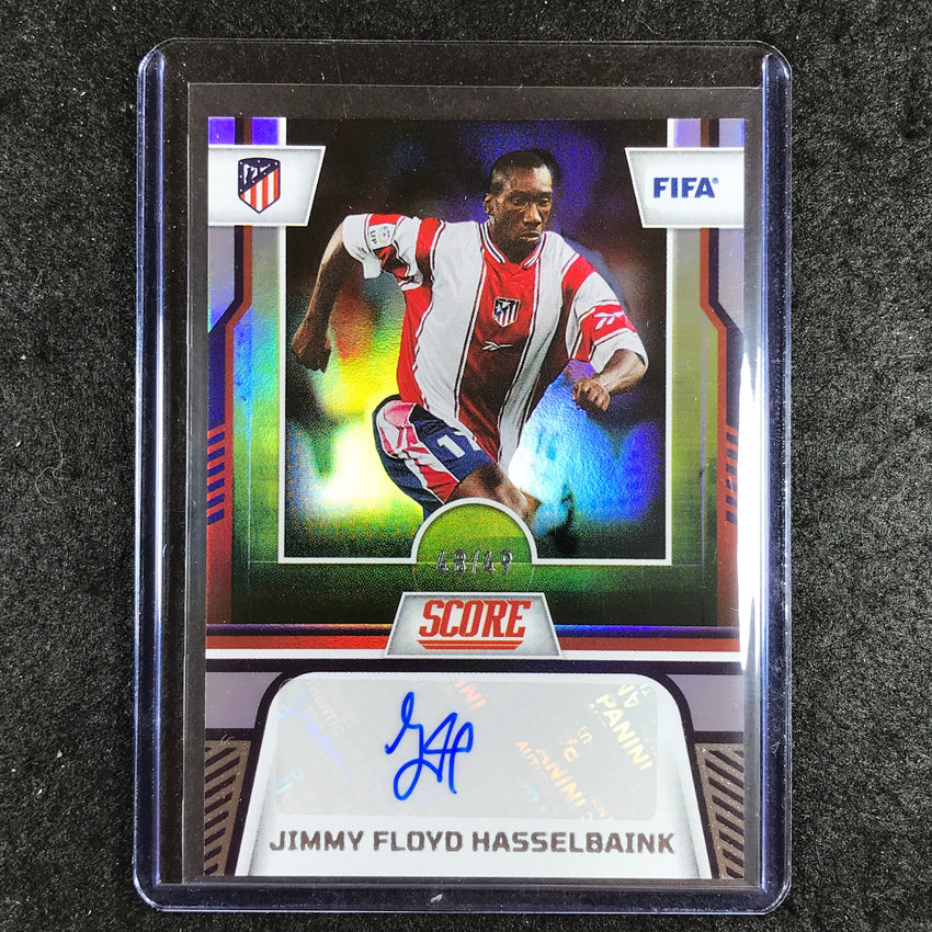 2023-24 Score FIFA JIMMY FLOYD HASSELBAINK Score Signatures Auto 48/49