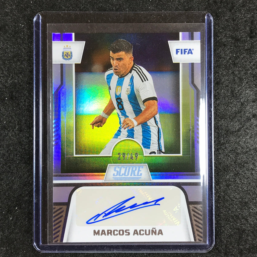 2023-24 Score FIFA MARCOS ACUNA Score Signatures Auto 29/49