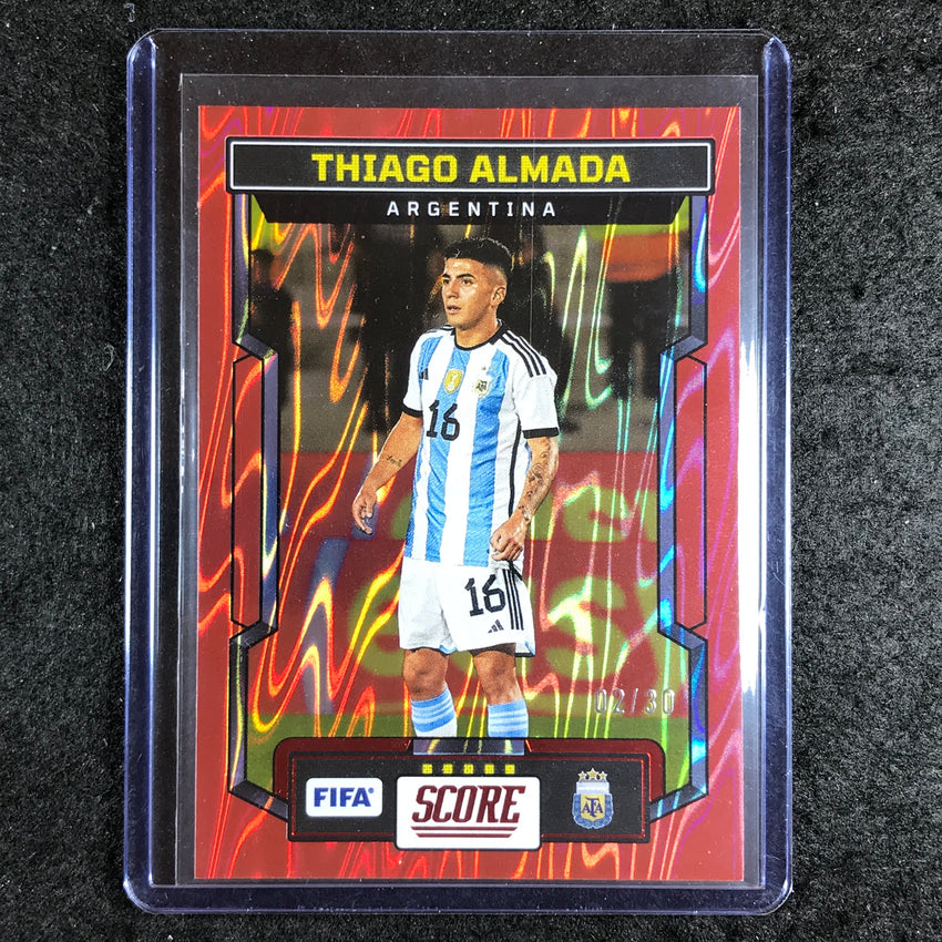 2023-24 Score FIFA THIAGO ALMADA Base Red Swirl 2/30 #6