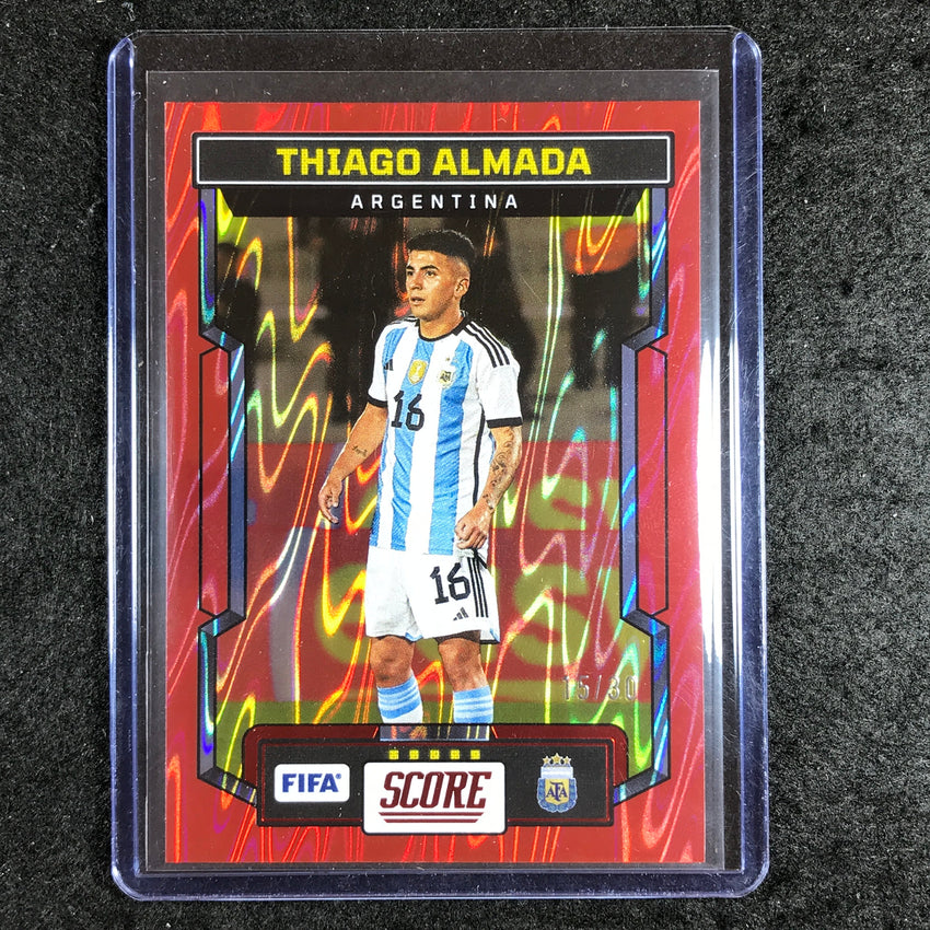 2023-24 Score FIFA THIAGO ALMADA Base Red Swirl 15/30 #6