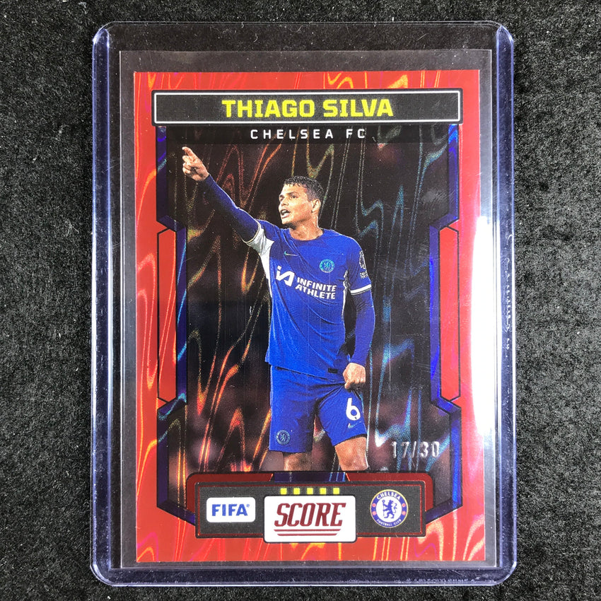 2023-24 Score FIFA THIAGO SILVA Base Red Swirl 17/30 #44