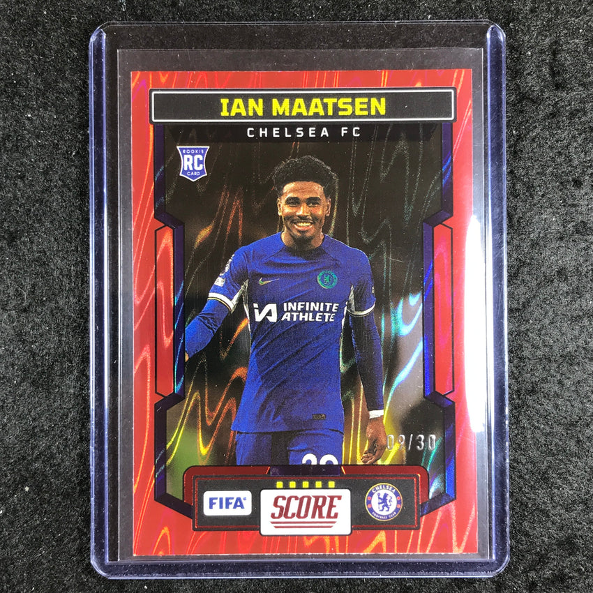 2023-24 Score FIFA IAN MAATSEN Rookie Base Red Swirl 9/30 #49