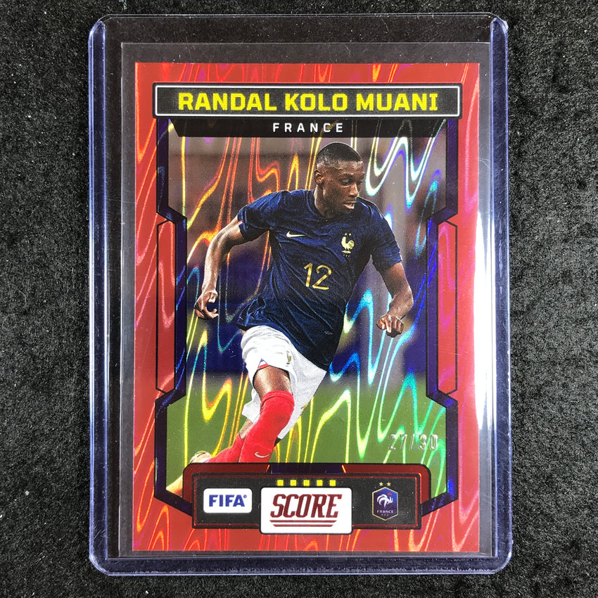 2023-24 Score FIFA RANDAL KOLO MUANI Base Red Swirl 27/30 #62
