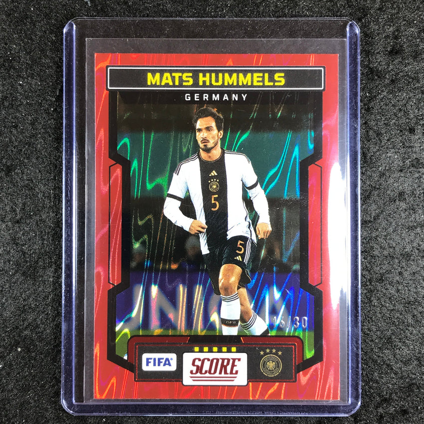 2023-24 Score FIFA MATS HUMMELS Base Red Swirl 16/30 #83