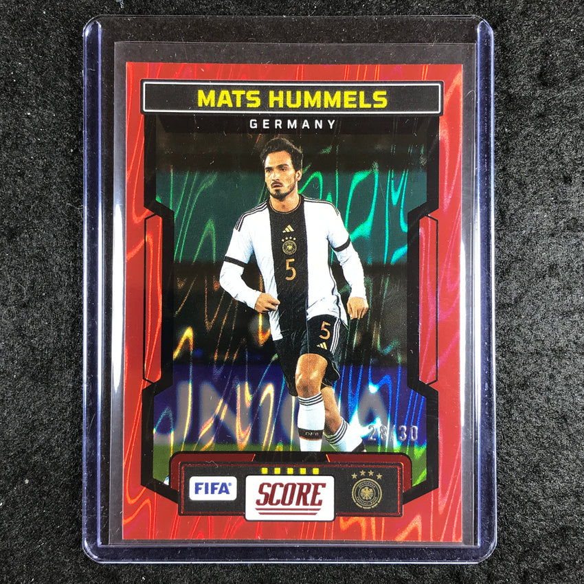 2023-24 Score FIFA MATS HUMMELS Base Red Swirl 28/30 #83