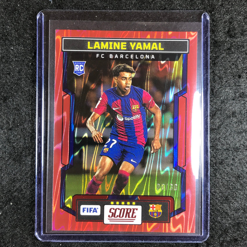 2023-24 Score FIFA LAMINE YAMAL Rookie Base Red Swirl 8/30 #87