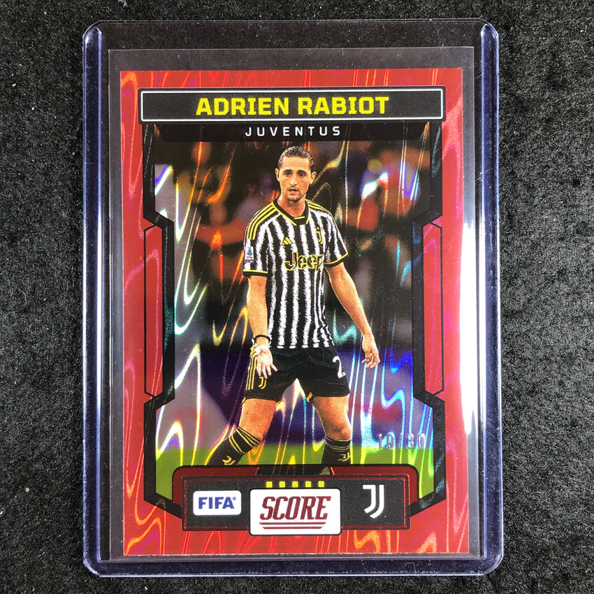 2023-24 Score FIFA ADRIEN RABIOT Base Red Swirl 10/30 #121