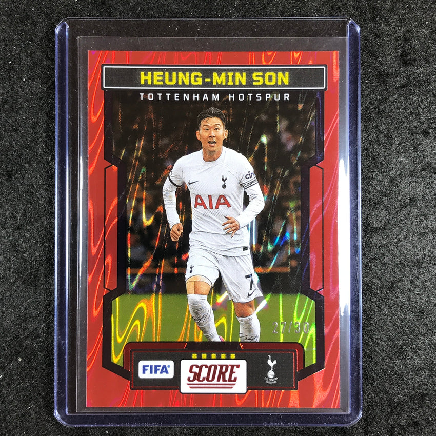 2023-24 Score FIFA HEUNG-MIN SON Base Red Swirl 27/30 #194
