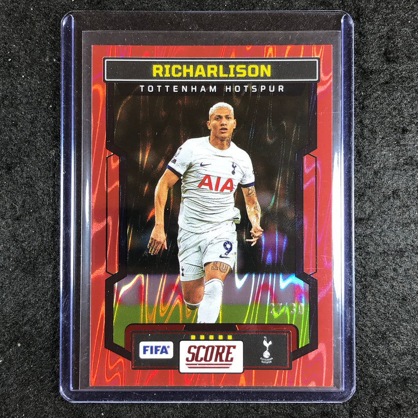 2023-24 Score FIFA RICHARLISON Base Red Swirl 27/30 #198