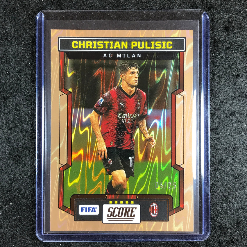 2023-24 Score FIFA CHRISTIAN PULISIC Base Bronze Swirl 6/25 #13