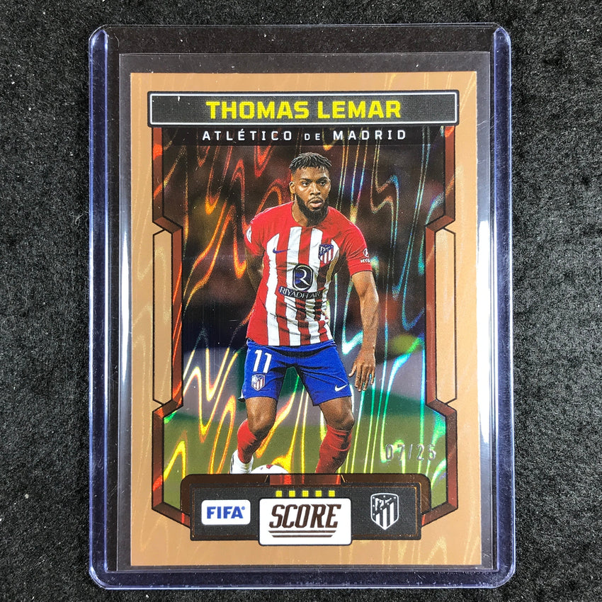 2023-24 Score FIFA THOMAS LEMAR Base Bronze Swirl 7/25 #25