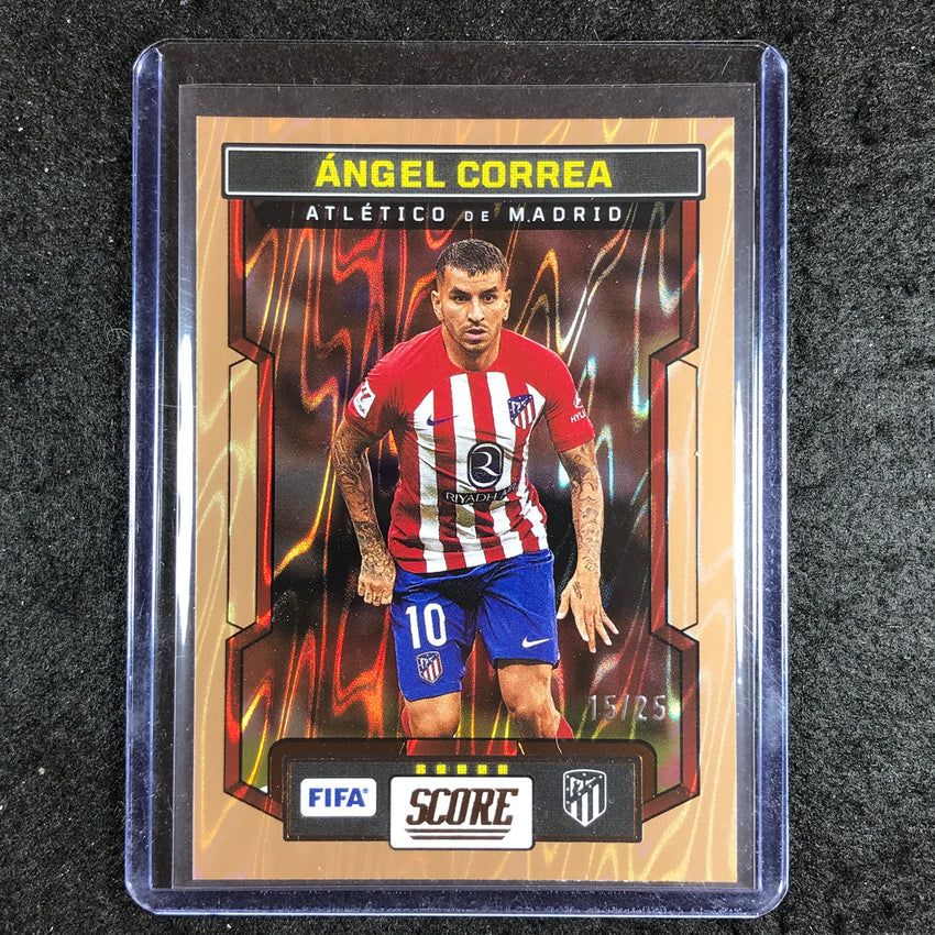 2023-24 Score FIFA ANGEL CORREA Base Bronze Swirl 15/25 #30