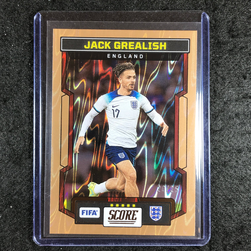 2023-24 Score FIFA JACK GREALISH Base Bronze Swirl 20/25 #38