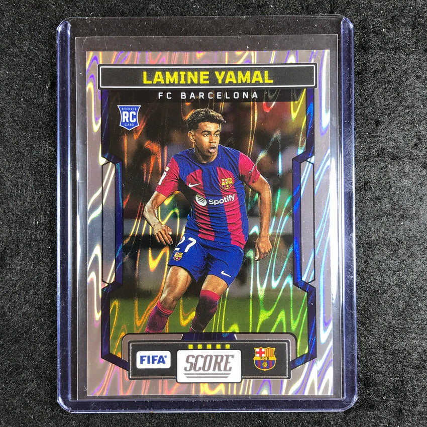 2023-24 Score FIFA LAMINE YAMAL Rookie Base Silver Swirl #87