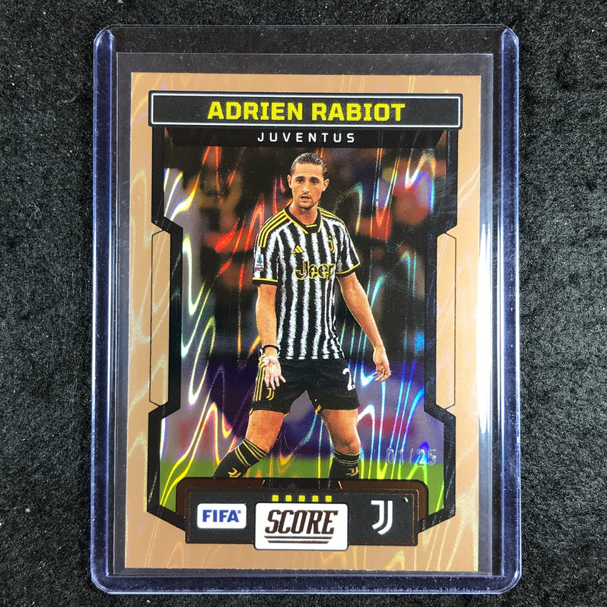 2023-24 Score FIFA ADRIEN RABIOT Base Bronze Swirl 1/25 #121