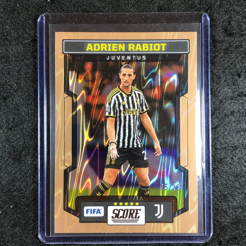 2023-24 Score FIFA ADRIEN RABIOT Base Bronze Swirl 5/25 #121