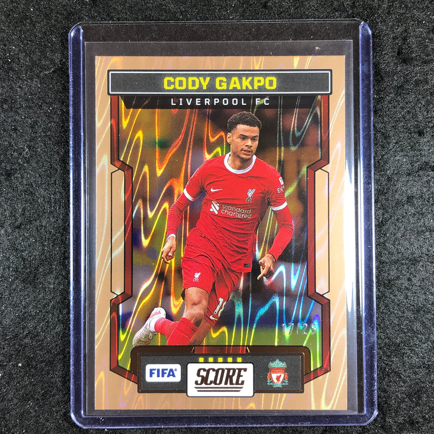 2023-24 Score FIFA CODY GAKPO Base Bronze Swirl 17/25 #134