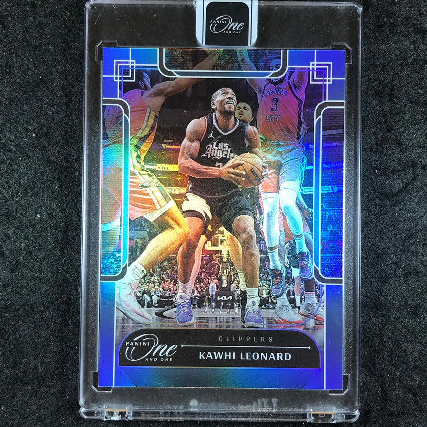 2023-24 One and One KAWHI LEONARD Base Blue 29/35 #35