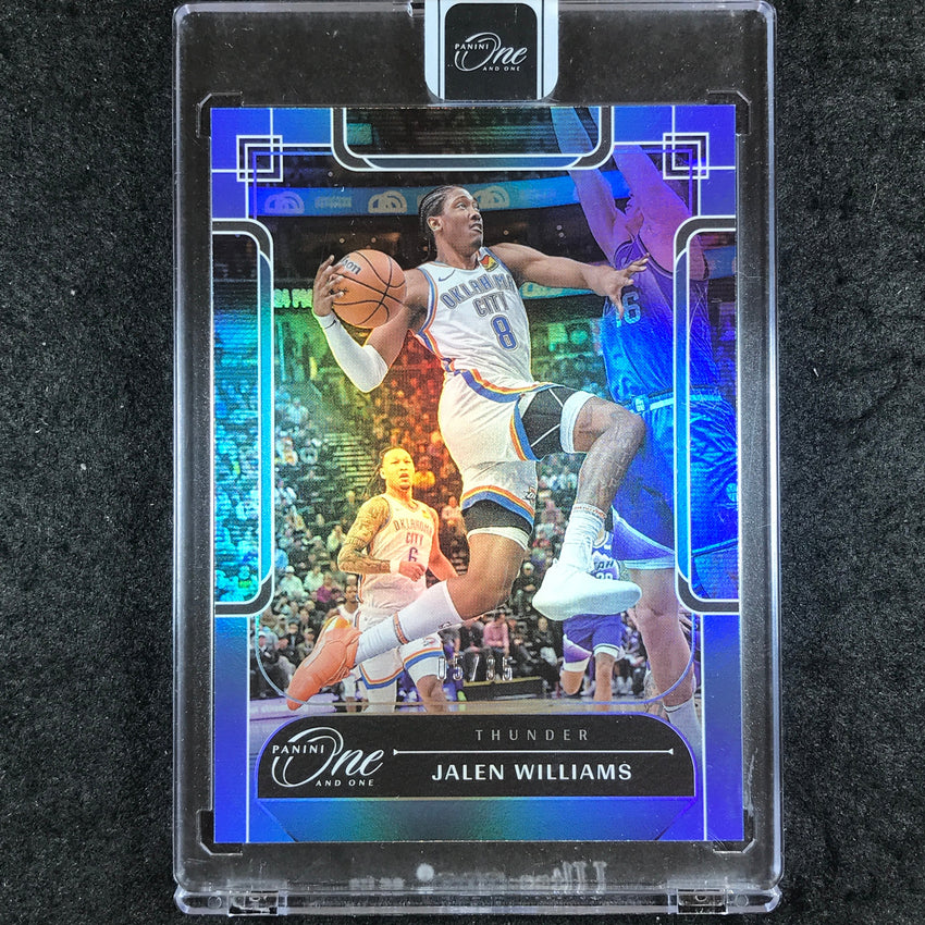 2023-24 One and One JALEN WILLIAMS Base Blue 5/35 #48