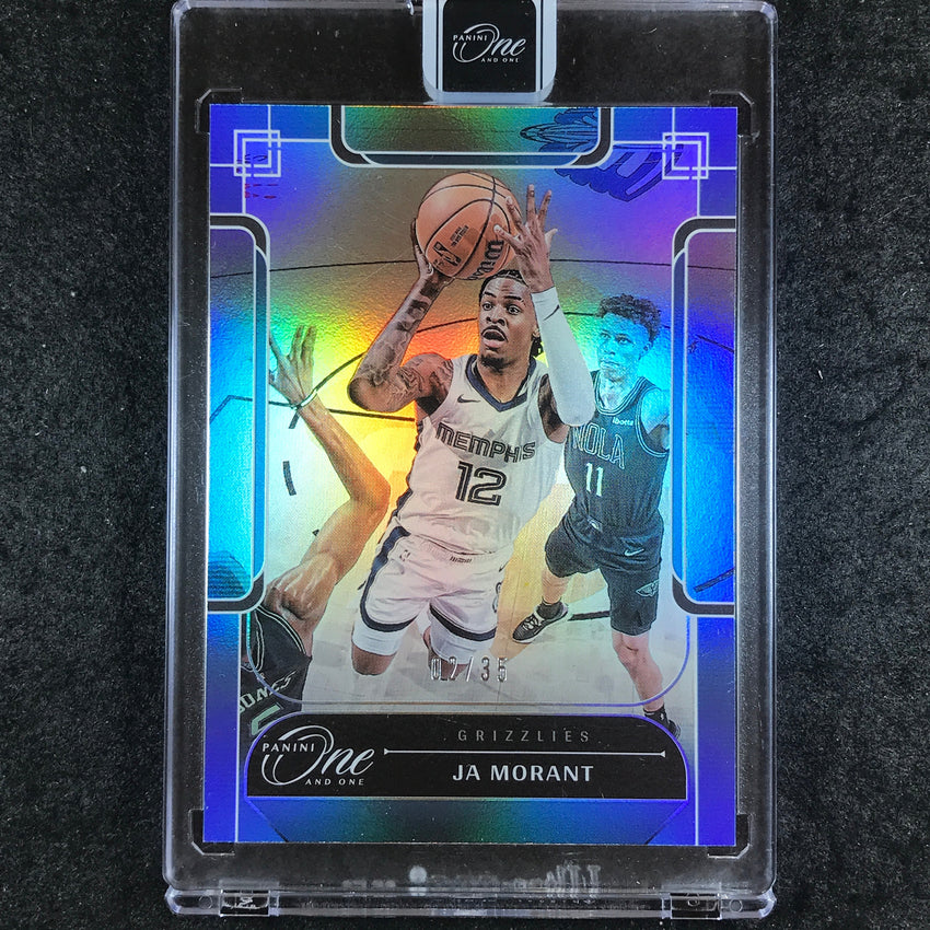 2023-24 One and One JA MORANT Base Blue 2/35 #79