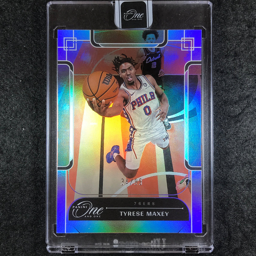 2023-24 One and One TYRESE MAXEY Base 34/99 #22