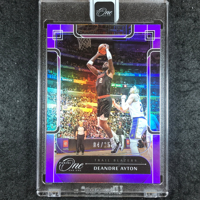 2023-24 One and One DEANDRE AYTON Base Purple 4/25 #1