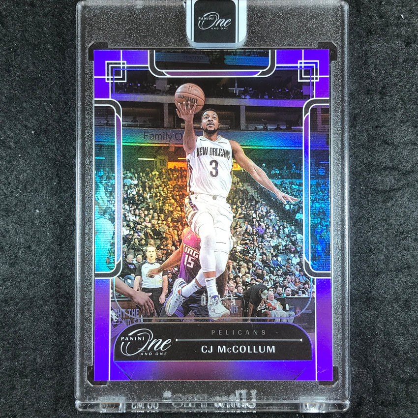 2023-24 One and One CJ MCCOLLUM Base Purple 1/25 #42